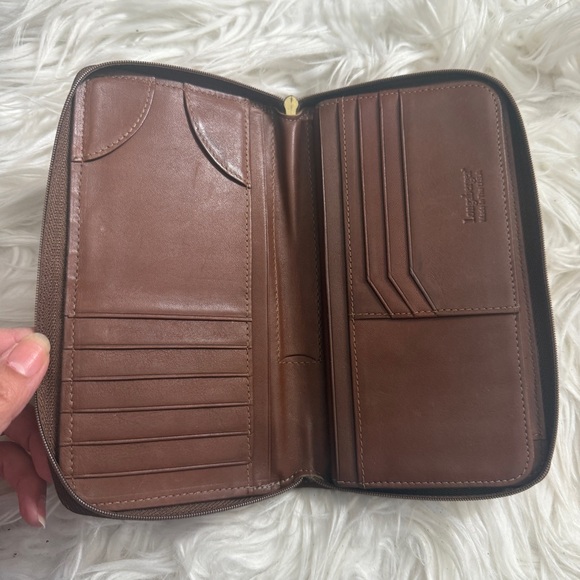 Longaberger NWOT vintage leather wallet - Picture 5 of 6